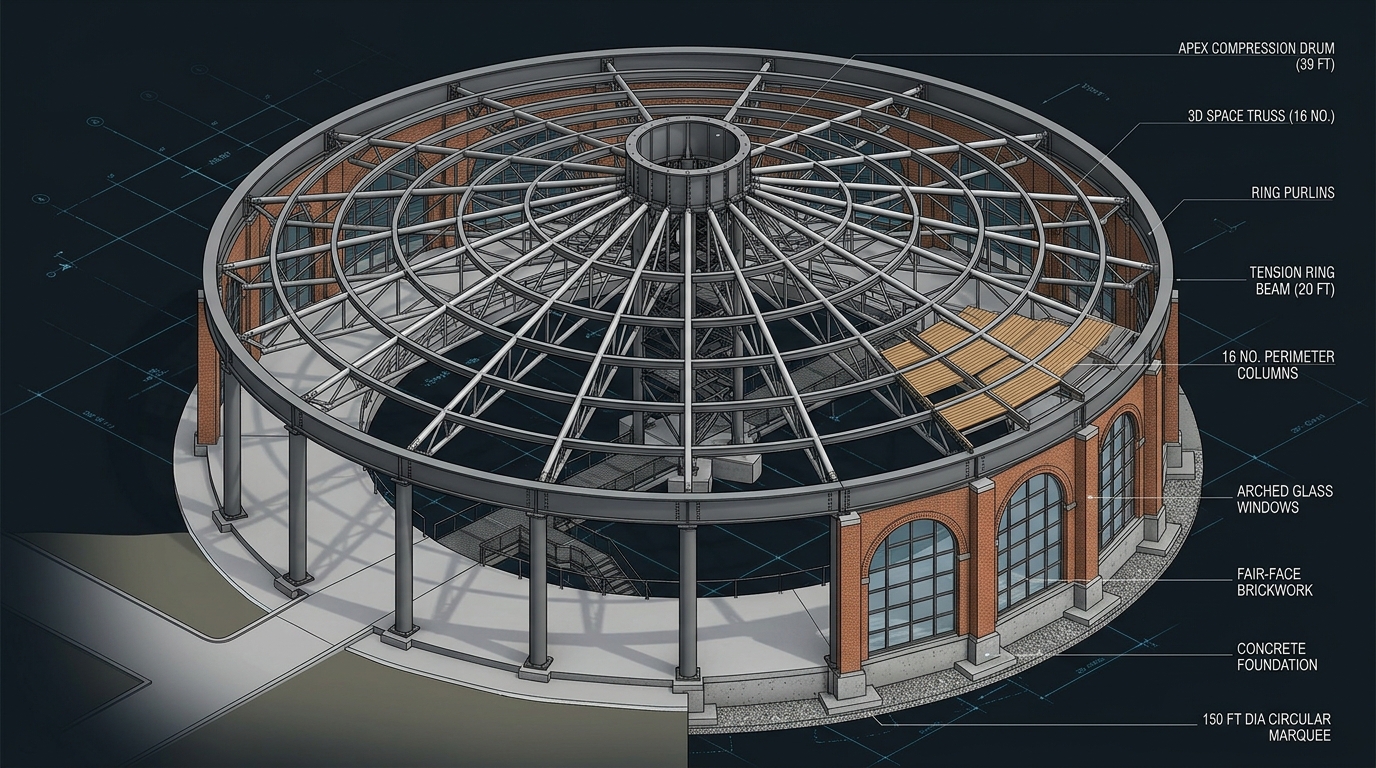 3D Structural Engineering BIM Model